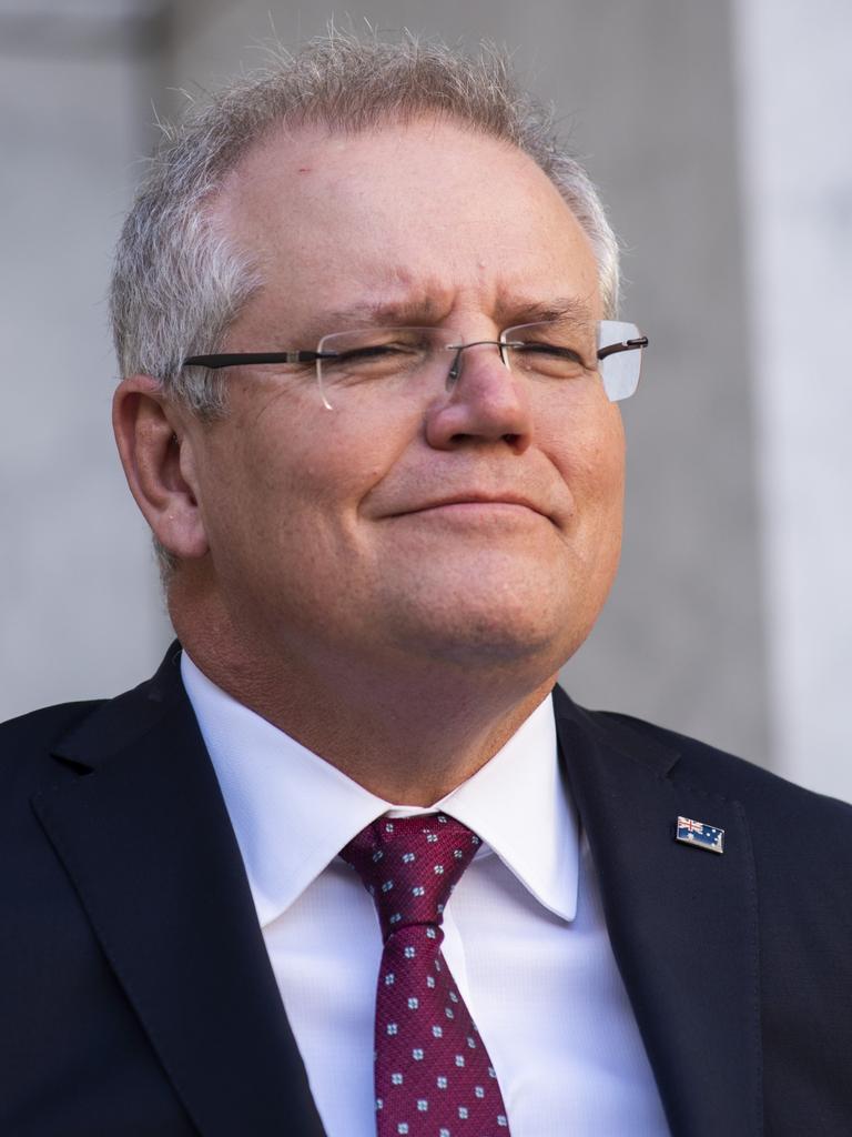 Prime Minister Scott Morrison said there is no imminent start date for a trans-Tasman travel bubble with New Zealand. Picture: Martin Ollman/NCA NewsWire