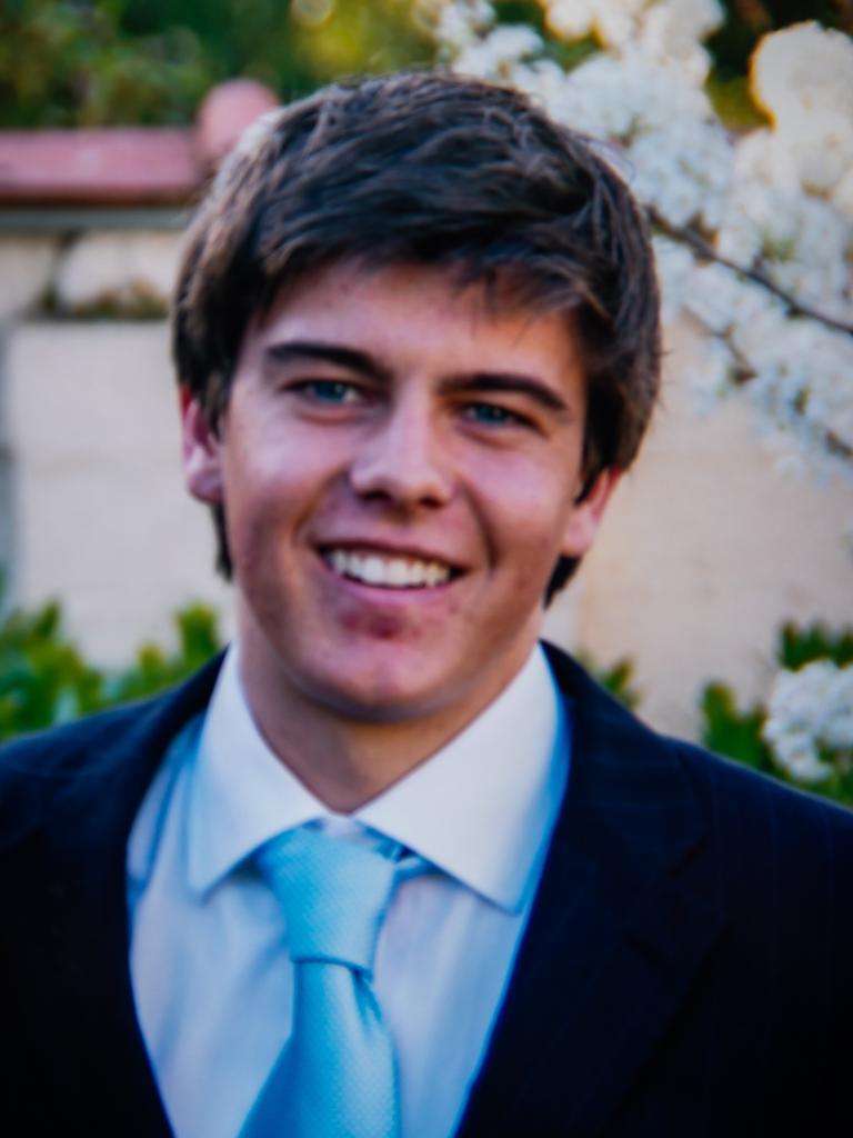 Jack Klemich at his St Peter's school formal Picture: Tom Huntley