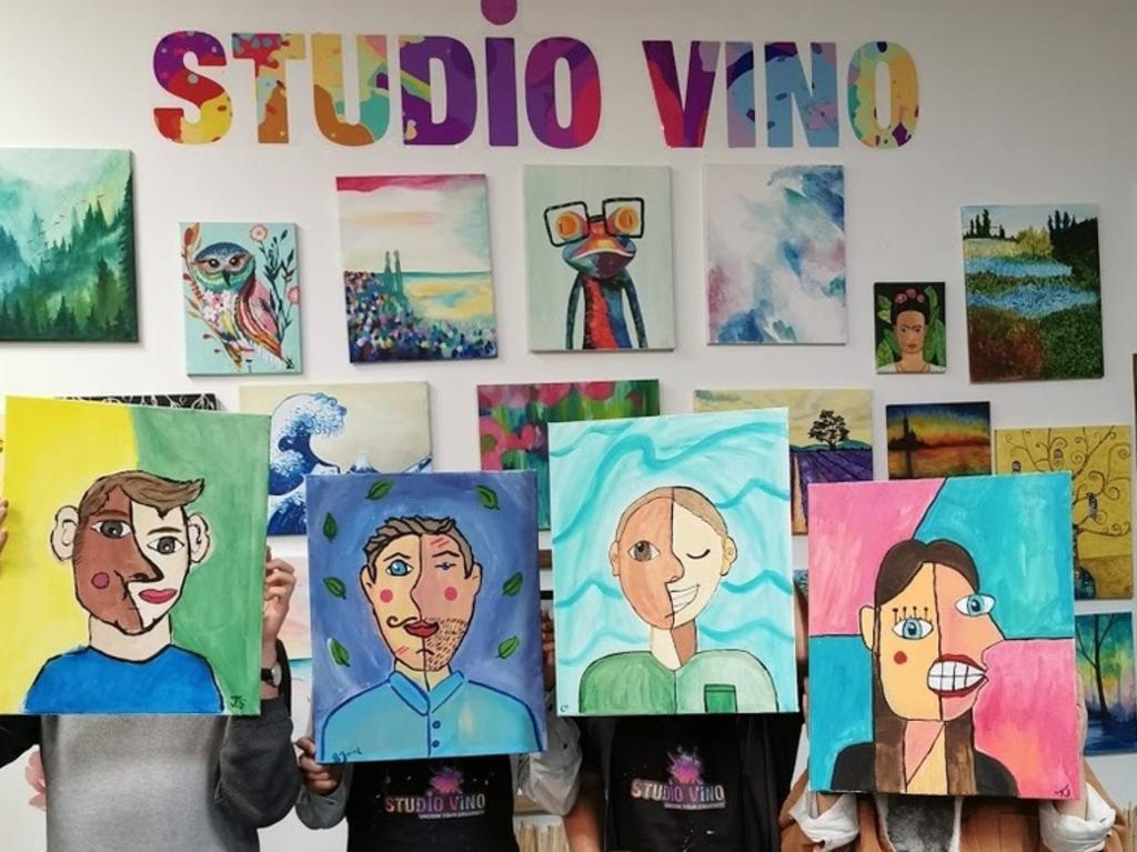 Paint and sip at Studio Vino.