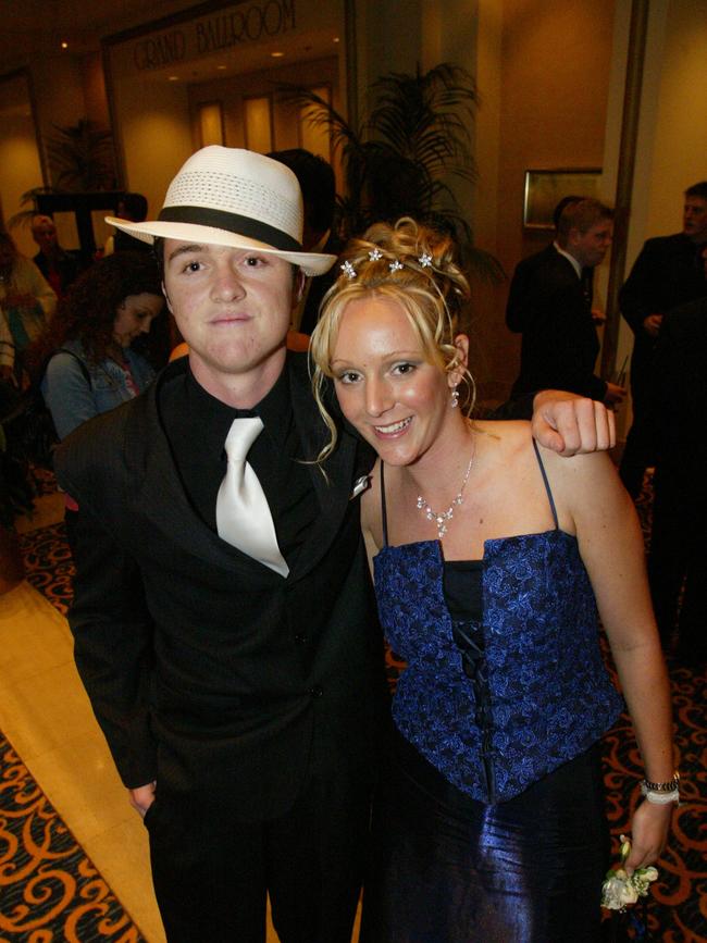 JULY 31, 2004: Emmanuel College Formal at the Gold Coast International. Danny Pettiona and Natasha Pahl. PicAlex/Carter - education socials