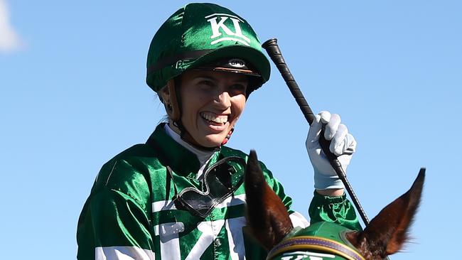 Kayla Nisbet enjoyed her biggest moment in the saddle on day one of The Championships. Picture: Jeremy Ng/Getty Images