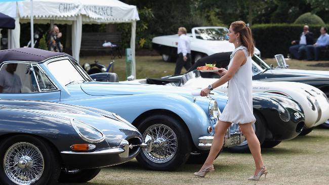 Lunch is served at the Salon Prive, Hurlingham Club, west London. <strong>MORE PHOTOS</strong>