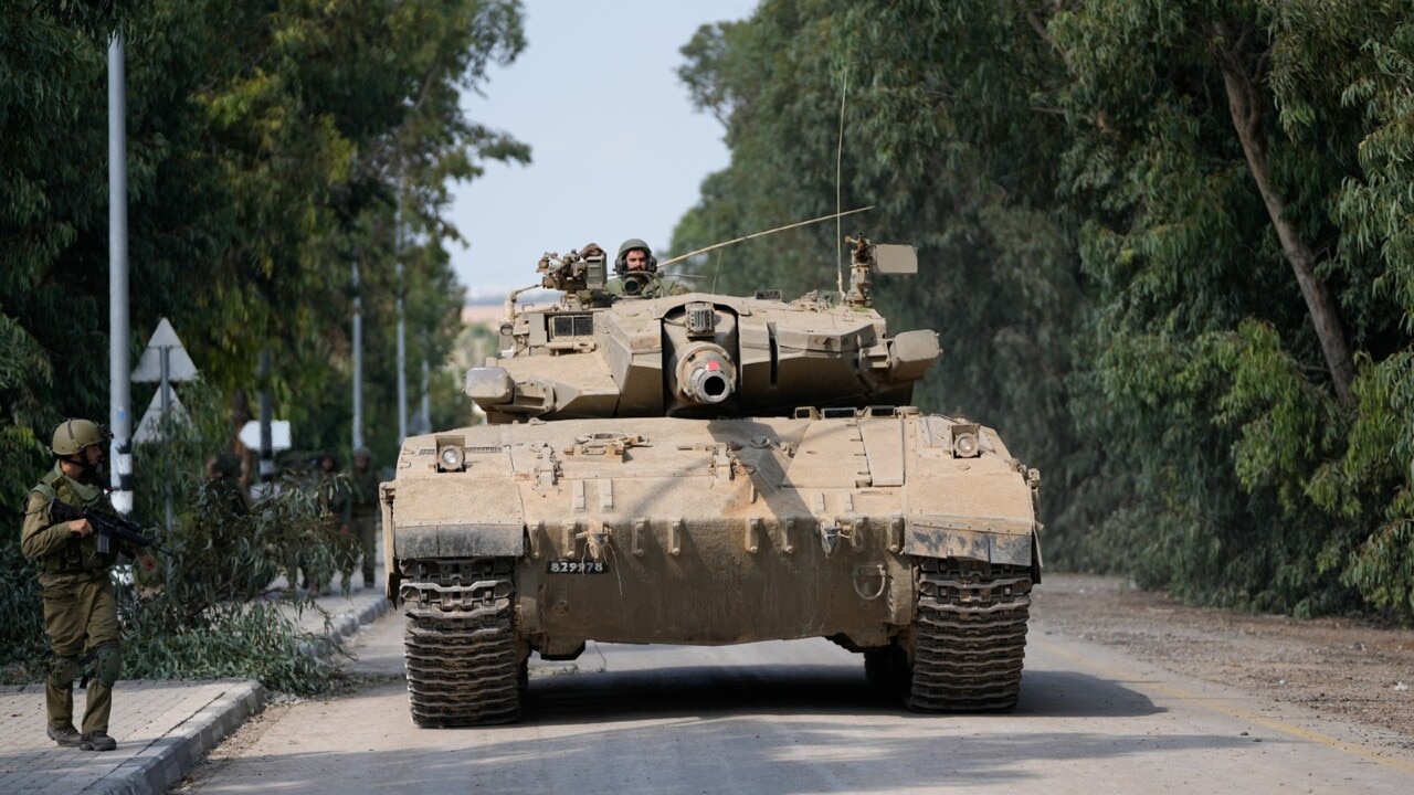 Thousands of Israeli troops and tanks amassing near the border with Gaza