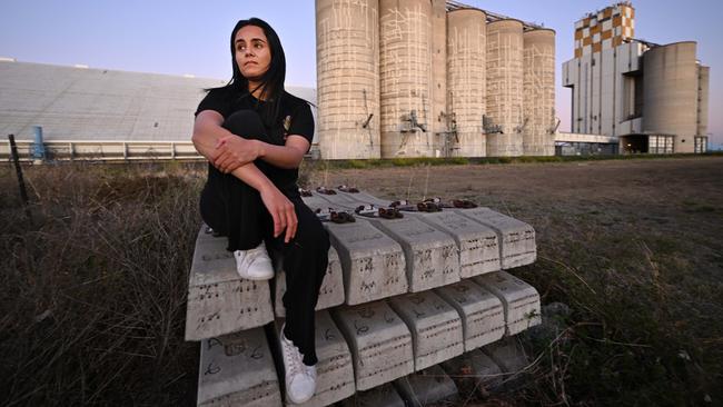 Mekayla Cochrane, 27, is the only Indigenous person on the Moree council and an emerging leader in the town. She speaks about the upcoming Voice referendum in Moree in northern NSW. Picture: Lyndon Mechielsen