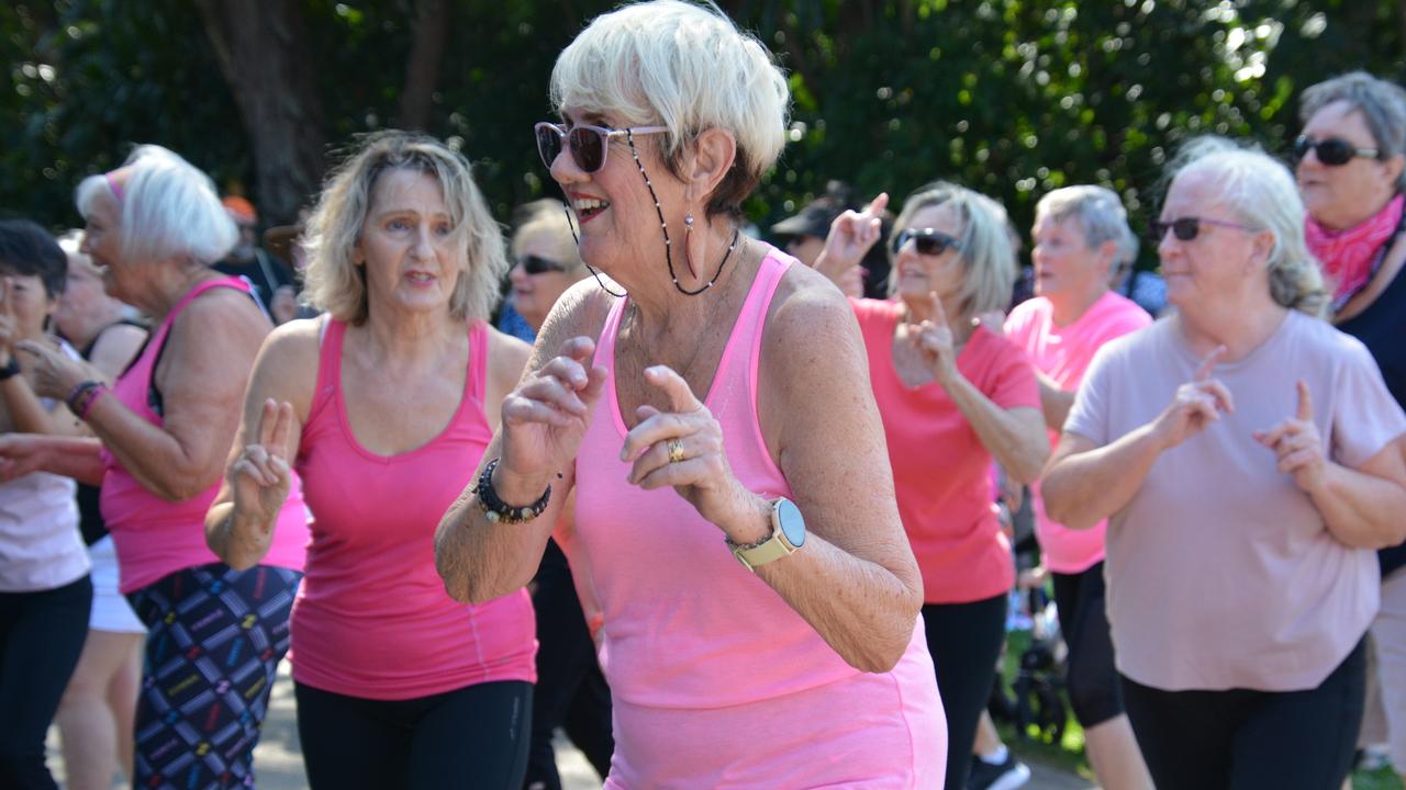 Z Crew Zumba was a big hit at the Festival of the Knob at Yorkeys Knob on Saturday. PIcture: Bronwyn Farr