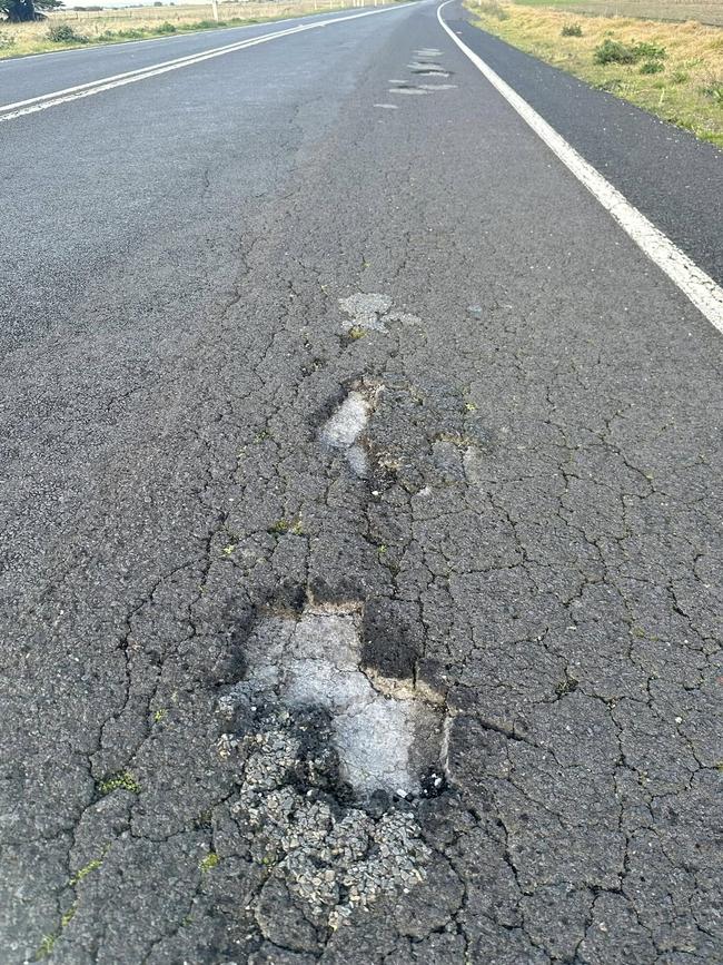 Community members say potholes were causing a litany of problems, from lowered speed limits to damaged shipments. Picture: Heather Burdon