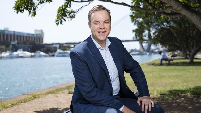 Greens MP in Balmain Jamie Parker. Picture: John Feder/The Australian.