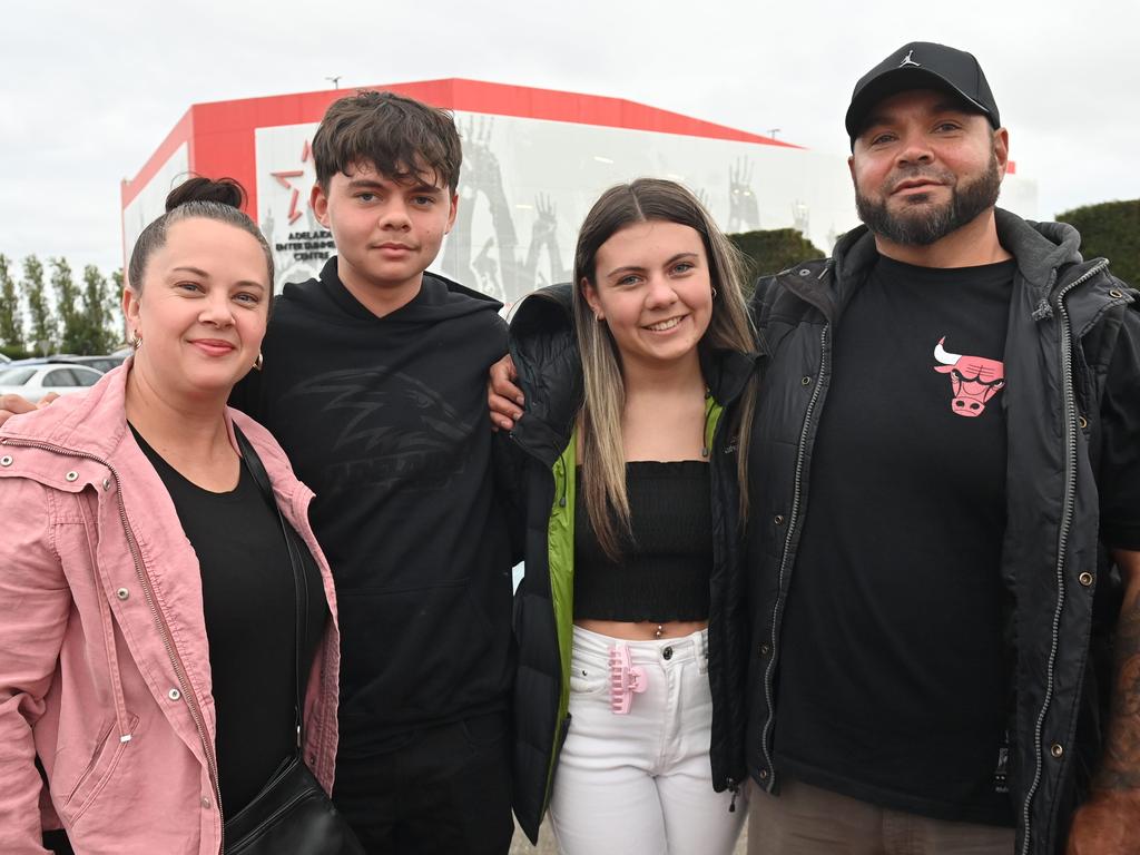 Fans outside the Snoop Dogg Concert at the Adelaide Entertainment centre. Picture: Keryn Stevens