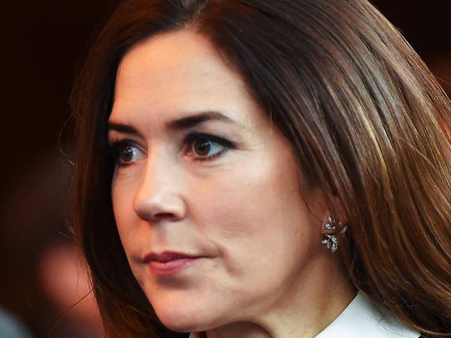 The Crown Princess of Denmark and Countess of Monpezat, Mary Donaldson arrives to deliver a speech before the Parliamentary Assembly of the Council of Europe on January 23, 2018 in Strasbourg, eastern France. / AFP PHOTO / FREDERICK FLORIN