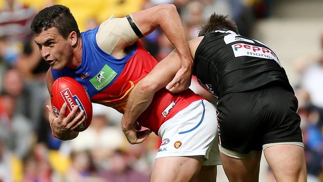 Could Tom Rockliff leave the Lions? Picture: Colleen Petch