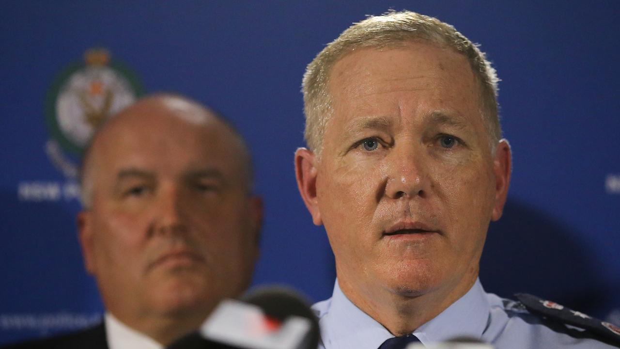 NSW Police Commissioner Mick Fuller has addressed the media twice in less than 24 hours since the Sydney stabbings. Picture: AAP Image/Steven Saphore