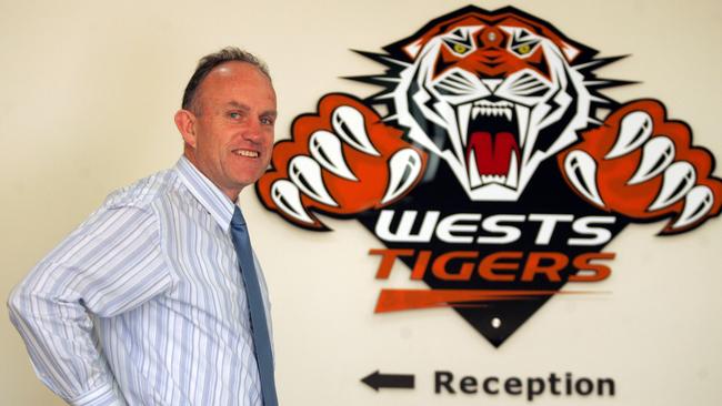 Wests Tigers CEO Steve Noyce went after Bellamy. Picture: Mark Evans