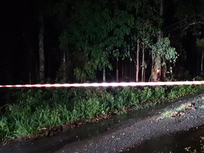 FIREFIGHTERS: Members of the RFS Casino assisted a resident who called for assistance during the storms which buffeted Casino on December 23. When flooded roads preventing them driving into the property, two members walked in across the paddocks. Photo: Mick Stain