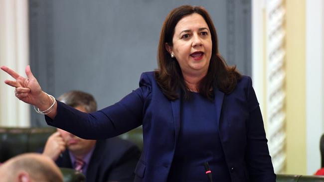 Queensland Premier Annastacia Palaszczuk is facing critique over the health crisis gripping the state. AAP Image: Dan Peled