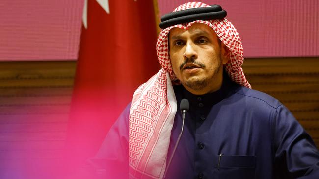 Qatar PM Mohammed bin Abdulrahman bin Jassim Al-Thani, one of the ceasefire negotiators. Picture: AFP