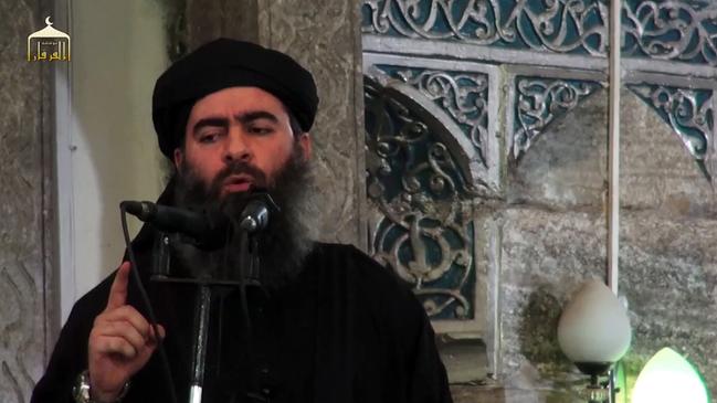 Abu Bakr al-Baghdadi, who proclaimed himself ‘caliph’ after Islamic State’s conquests, remains unaccounted for. Picture: AFP.