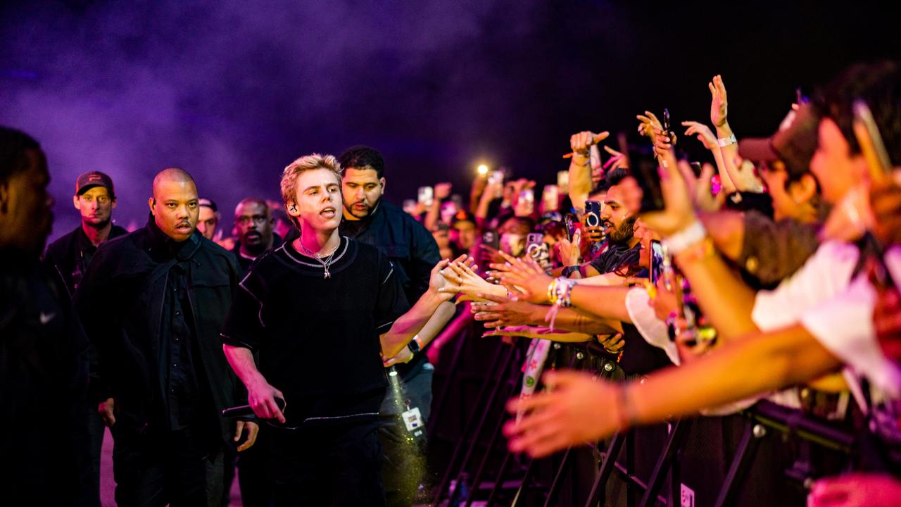 The Kid LAROI performed at the Sahara tent during the 2023 Coachella. Photo: Getty Images