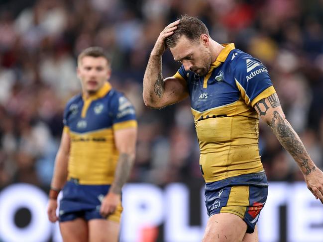 The Chooks heaped more pain upon Parramatta, who remain in the hunt for the wooden spoon. Picture: Getty Images