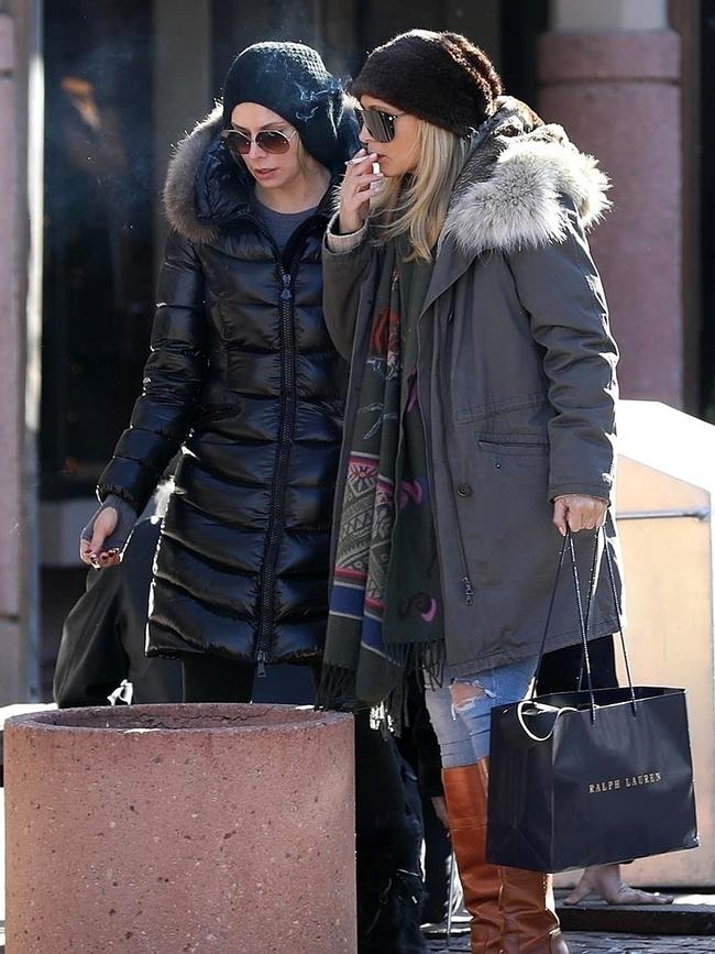 Australian Billionaire James Packer puts his Mariah Carey troubles behind him as he snuggles up to a mystery blonde while vacationing in Aspen. James held hands with his new girl as they hit the town with friends during the day. Perhaps James is trying to throw his new relationship in Mariah's face, as Mariah does have a home in Aspen and is always their for the holidays. Picture: BACKGRID
