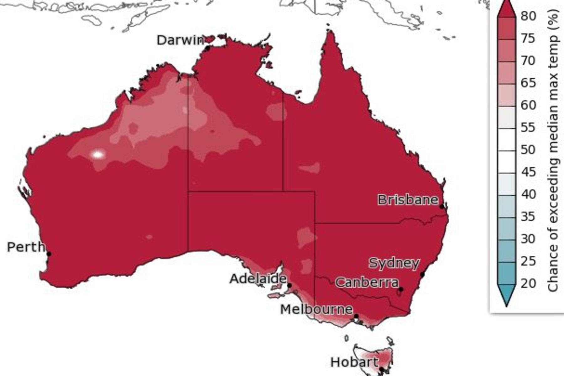 BOM weather map paints ‘horrible’ picture of summer The