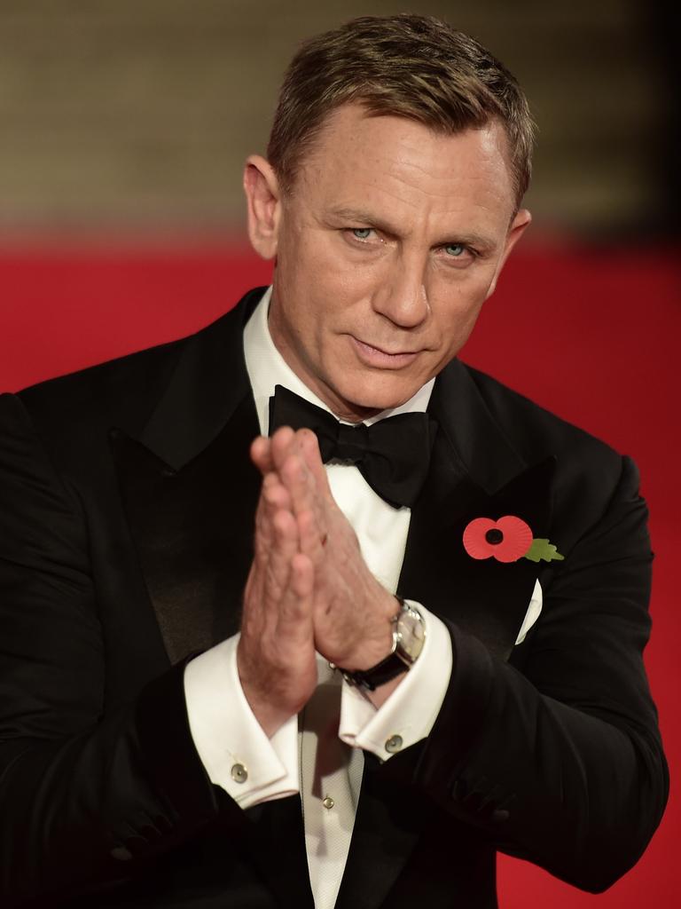 Daniel Craig attends the Royal Film Performance of “Spectre”at Royal Albert Hall on October 26, 2015 in London. Picture: AFP