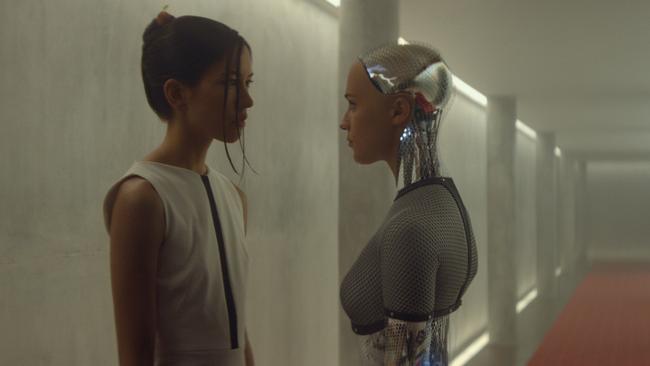 Robot love  ... Alicia Vikander plays a beautiful synthetic prototype in Ex Machina.