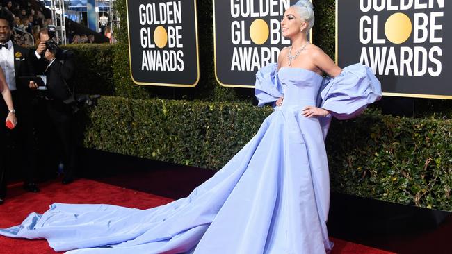 A Star is Born again … Lady Gaga attends the 76th Annual Golden Globe Awards. Picture: Getty Images 