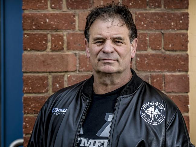 The CFMEU denies John Setka will stand aside. Picture: Roy VanDerVegt