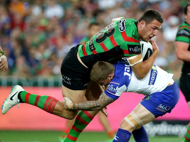 Sam Burgess hasn’t been priced up to his best and is thus one of the winners. Picture: Gregg Porteous