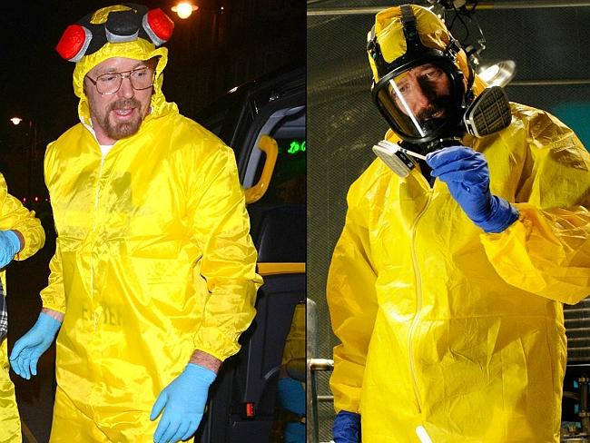 Guy Ritchie as Walter White (Bryan Cranston) of “Breaking Bad”. Picture: Splash News; Supplied