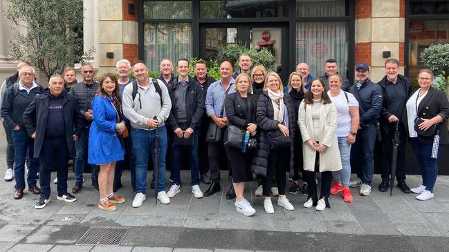 The UDIA study tour group, which included Planning Minister Nick Champion and Michelle Lensink. Most in the group were not funded by SA taxpayers. Picture: UDIA SA/LinkedIn