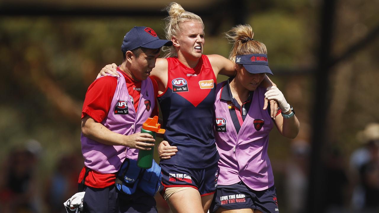 Shae Sloane has been ruled out of the rest of the season. Photo: AAP Image/Daniel Pockett