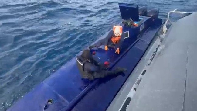 Narcosubs and drug shipments intercepted during Operation Orion. Picture: Colombian Navy.