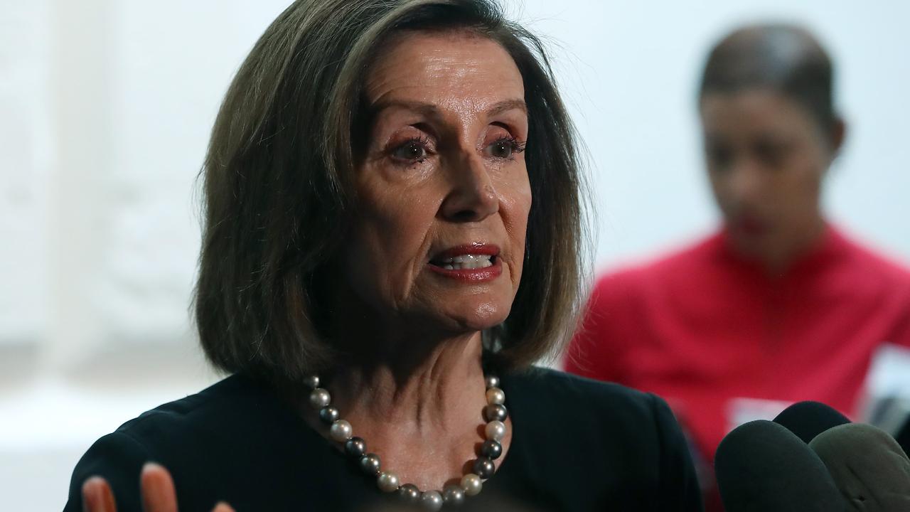 Speaker of the House Nancy Pelosi announced that House Democrats will start an impeachment inquiry. Picture: AFP