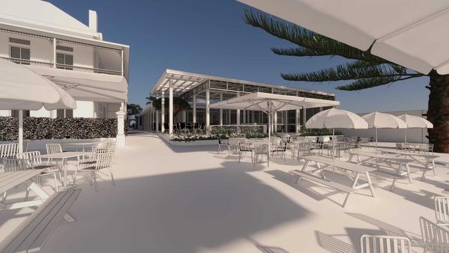 Artist impressions of the new look Shaws Bay Hotel.