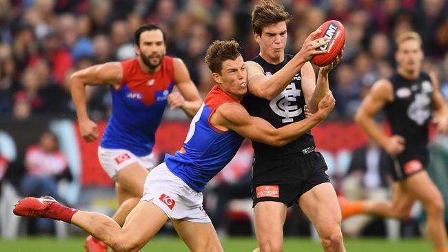 Jake Melksham’s game against Melbourne was one of the best champion data has seen. Picture: Getty Images