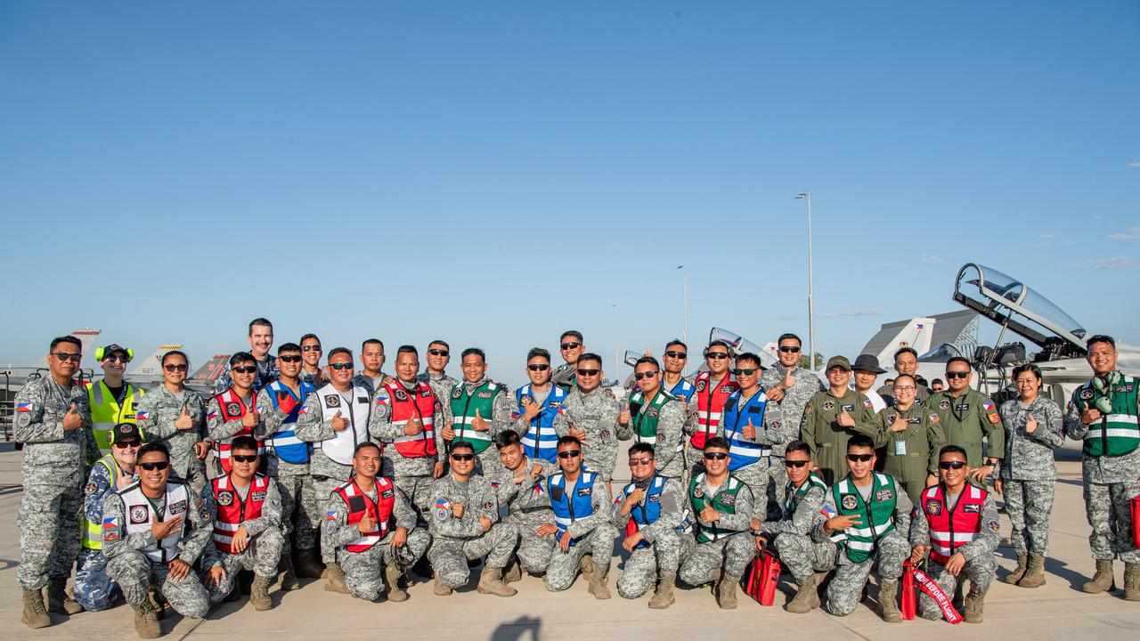 Filipino fighter pilots touch down in Darwin for Exercise Pitch Black 24. Picture: Pema Tamang Pakhrin