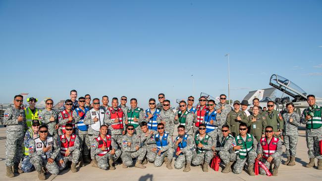 Filipino fighter pilots touch down in Darwin for Exercise Pitch Black 24. Picture: Pema Tamang Pakhrin