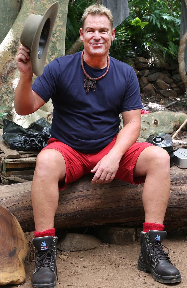 Shane Warne Pictured in the jungle on I’m A Celebrity … Get Me Out Of Here!