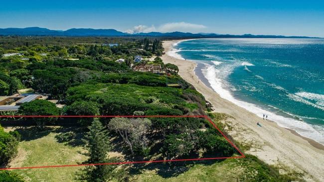 John Cornell and Delvene Delaney’s vacant beachside land is for sale.