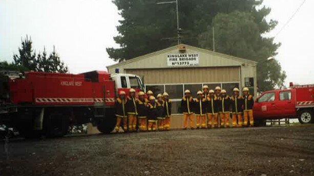 Kinglake West Fire Station in 1985.