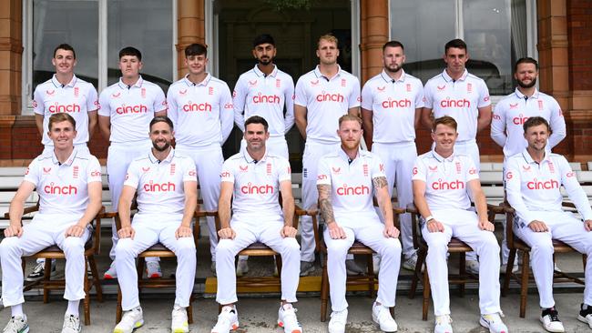 The new-look England squad at Lord’s. Picture: Gareth Copley/Getty Images