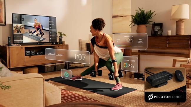 Peloton Guide monitors your strength training and recomemnds exercises for neglected muscle groups.