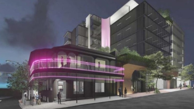 Hotel LA on Caxton St is getting a facelift. Picture: PD Online.