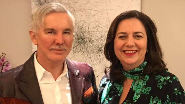 Elvis director Baz Luhrmann with Queensland Premier Annastacia Palaszczuk.