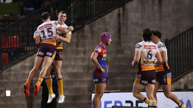 The Broncos have produced their fifth straight win, and they did it without star halfback Adam Reynolds. Picture: Getty Images.