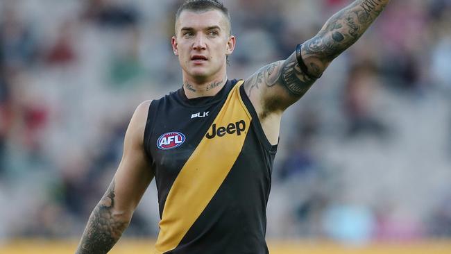 Will Dustin Martin stay or go? Picture: Wayne Ludbey