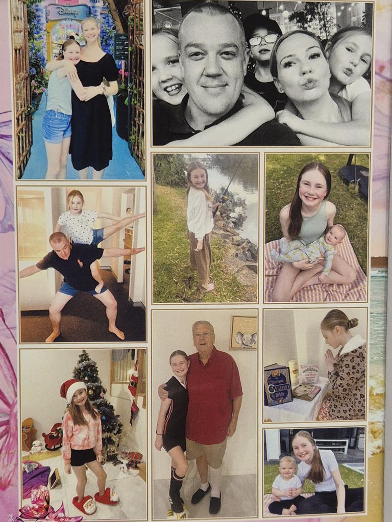 Pictures of Charlotte and her loved ones filled the funeral booklet. Picture: NewsWire/ Sam Ruttyn