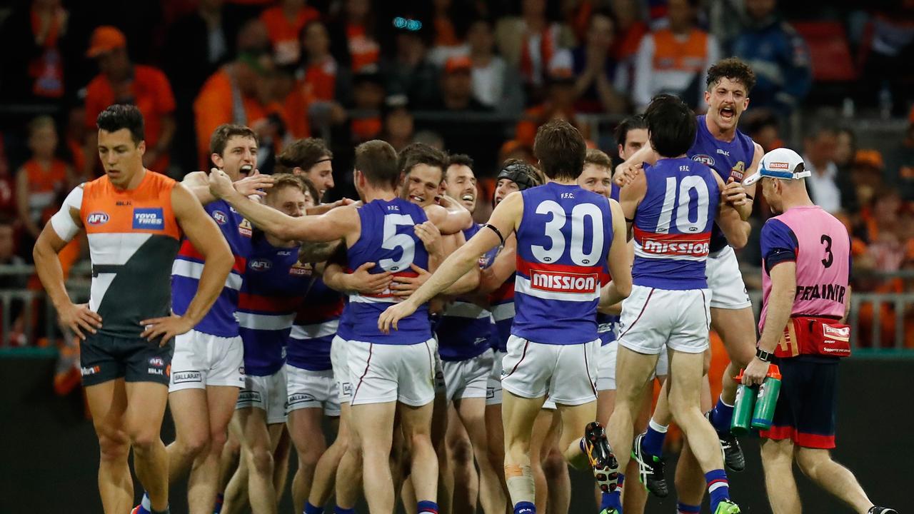 The Western Bulldogs defeated GWS in one of the best finals ever. Photo: Michael Willson/AFL Media/Getty Images.