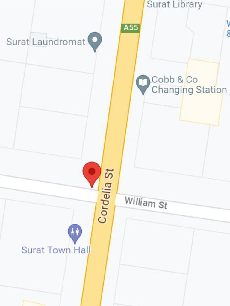 Recently subdivided lot 114 (formally part of 116) William Street, Surat is now being considered for new housing. Picture: Google Maps.